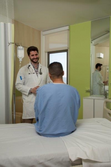 A Doctor and Patient Discussing Medical Results