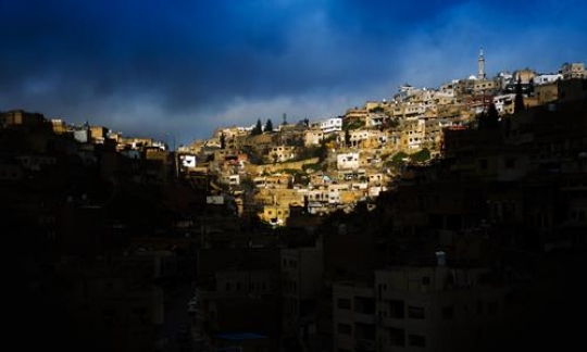 - View of Al-Salt from Jabal A