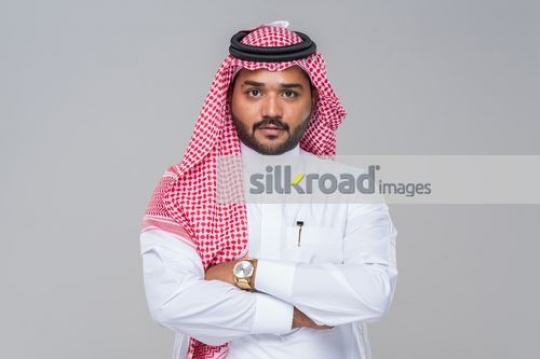 Medium shot of a Middle Eastern Businessman |