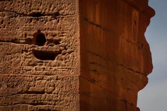 Sandstone gorge formation, Rose City, Petra, Jordan