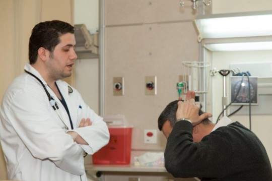 Doctor Examining Patient at ER