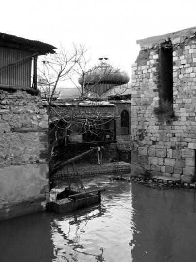 water flood in a living area