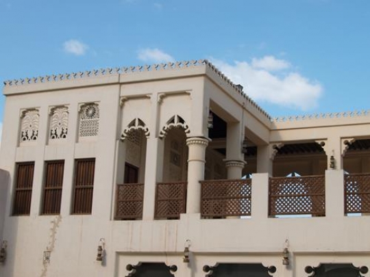 Side View of Mosque Balcony