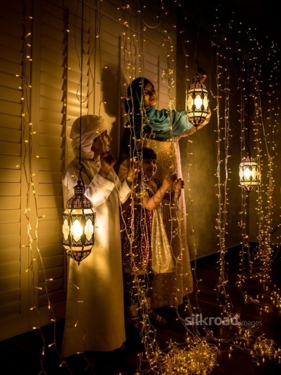 family and ramadan decoration|-