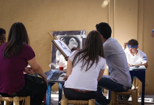 art gallery workshop