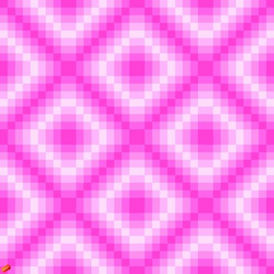 pink and white pixels