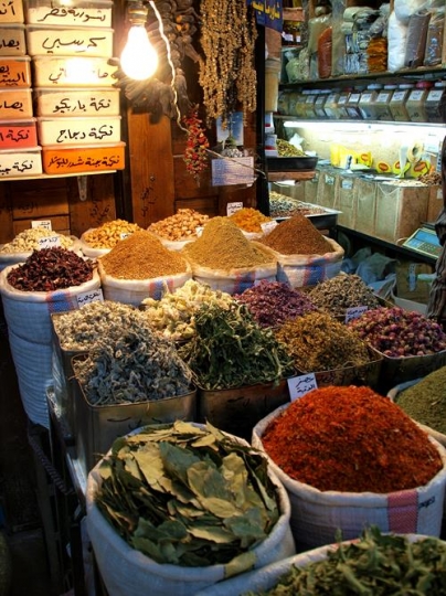 spices shop view