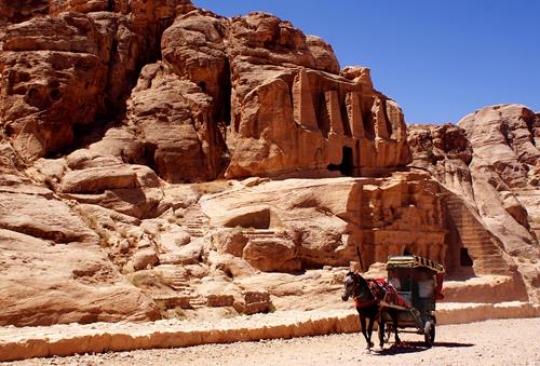 Ancient City of Petra Built in Jordan