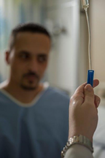 Doctor and Patient at Hospital