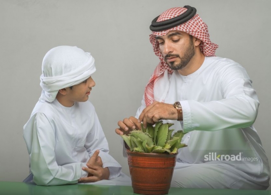 Father and son bonding