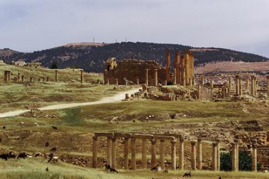 ruins of the gerco-roman city 