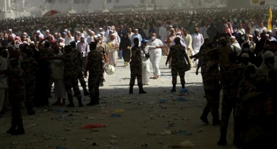 Saudi soldiers in Hajj