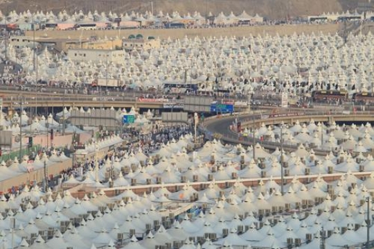 Tents of pilgrims in Mecca 