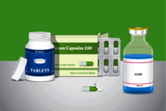 pill bottle with tablet,ampoules vector