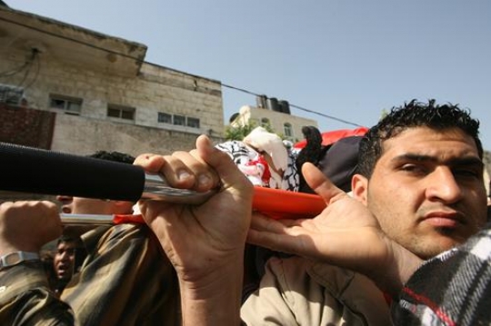 palestinian martyr procession