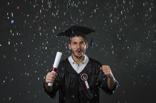 Young Arab Graduate|-