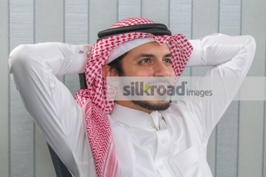 Businessman happy